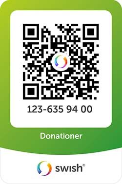 QR-kod för donation till Station Linné